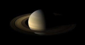"Saturn at the equinox" by Phil Plait is licensed under CC BY-SA 2.0