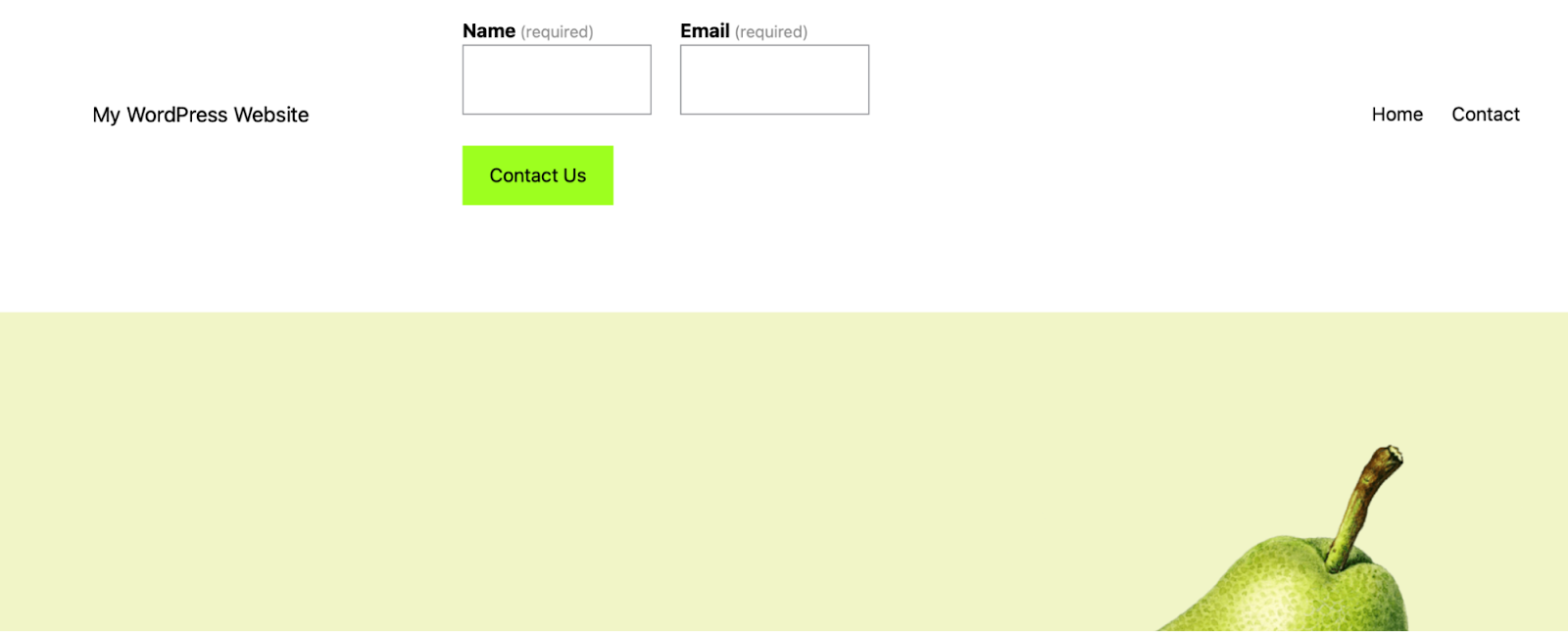 editing the form block style