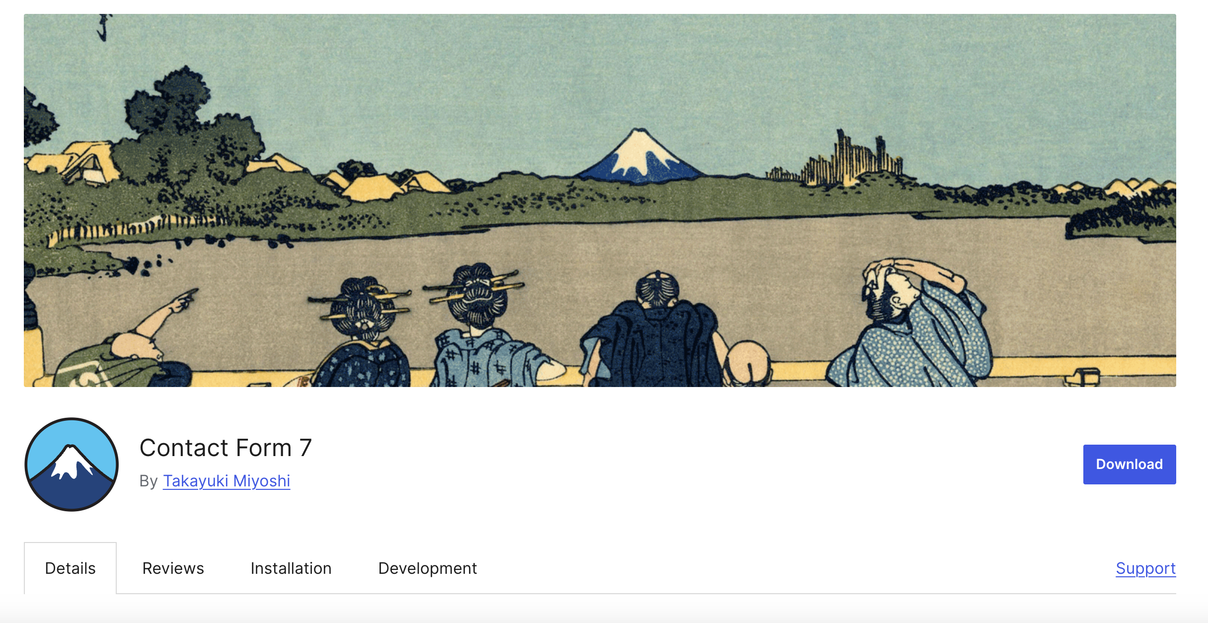 Contact Form 7 listing in the WordPress plugin repository